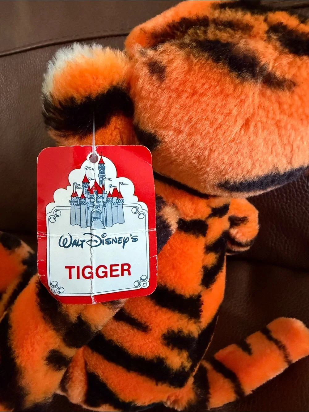 Vintage Disney Parks Tigger Plush with Original Tag- Walt Disney World- Korea.